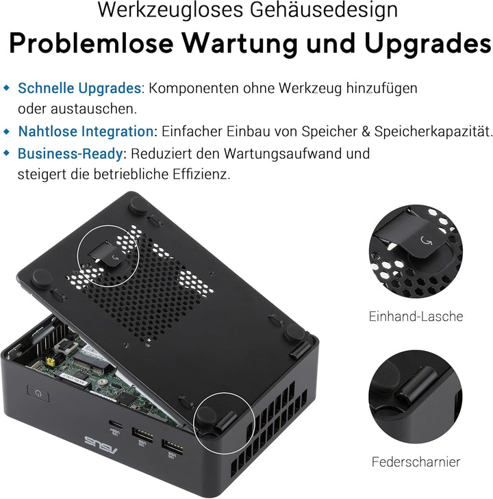 ASUS NUC 16 Pro RNUC16GDKX76C002 (Intel Core Ultra X7 358H,Intel Arc B390 Grafik, Intel WiFi 7, Blue