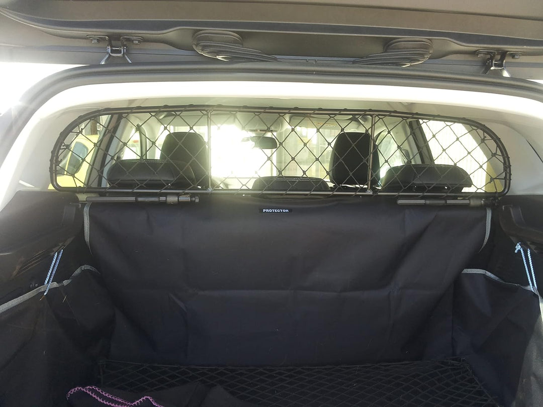 ERGOTECH Trennnetz Trenngitter kompatibel mit OPEL Grandland X, RDA65-XXS16, für Hunde und Gepäck