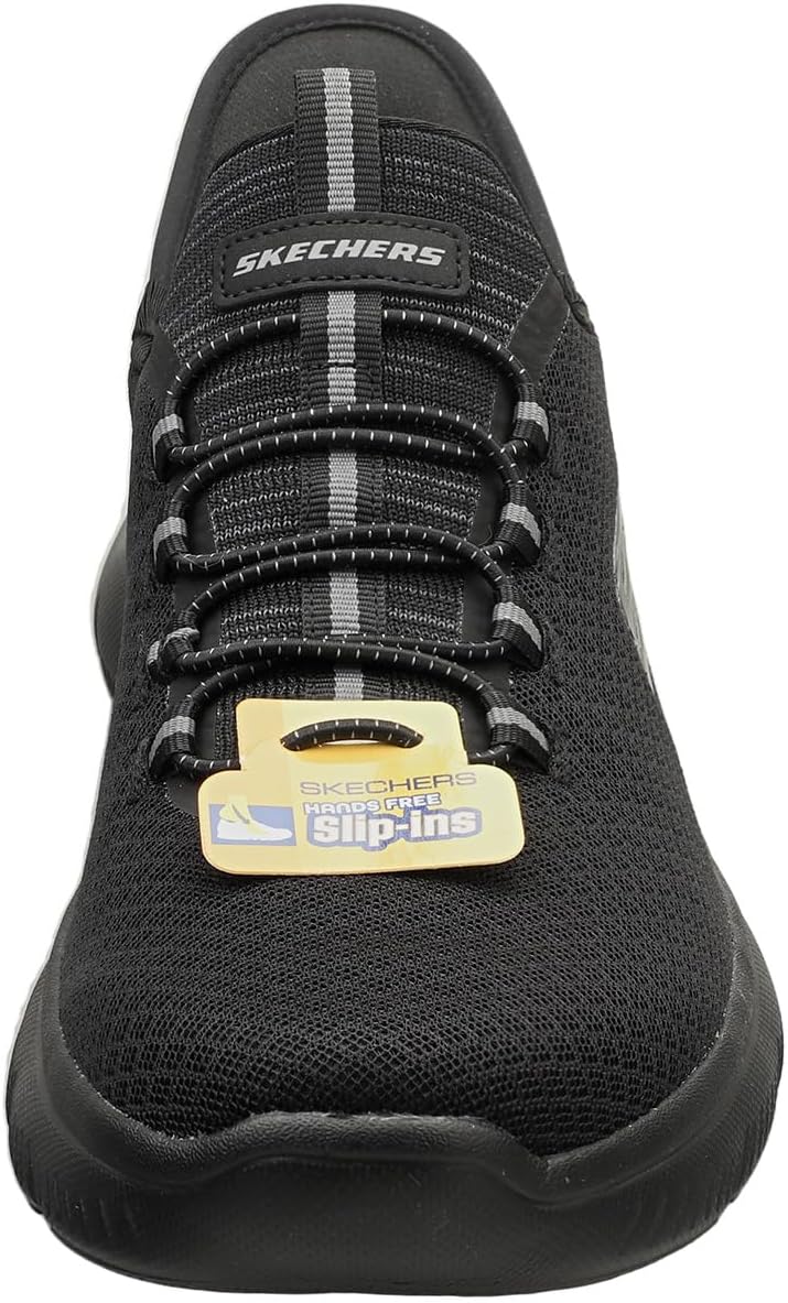 Skechers Herren Summits High Range Sneakers 39 EU Weit Black Mesh Trim, 39 EU Weit Black Mesh Trim