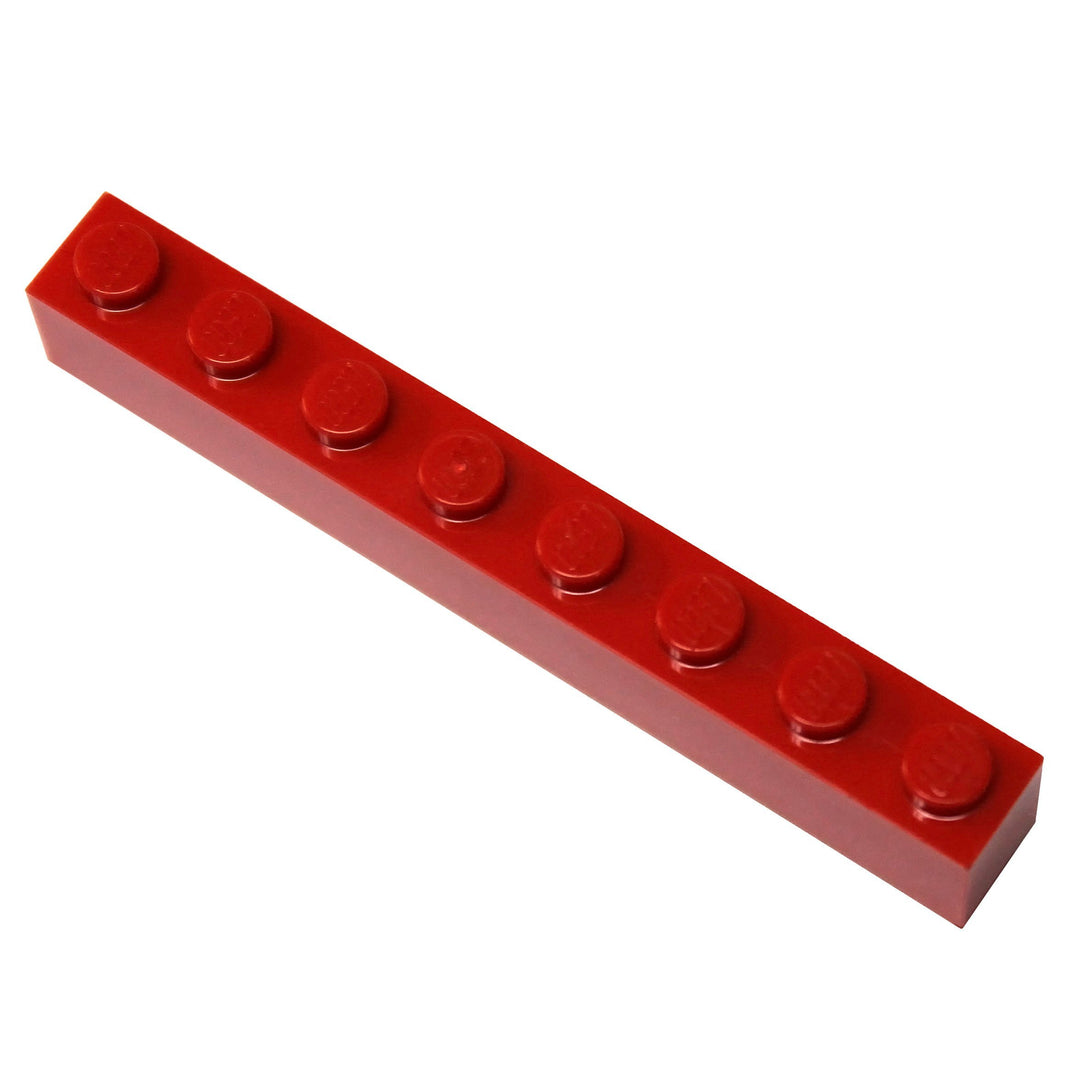 Lego City Classic Basic Steine 1x8 Noppen rot - 50 Stück - Modell 3008 - Perfekt für Erweiterungen u