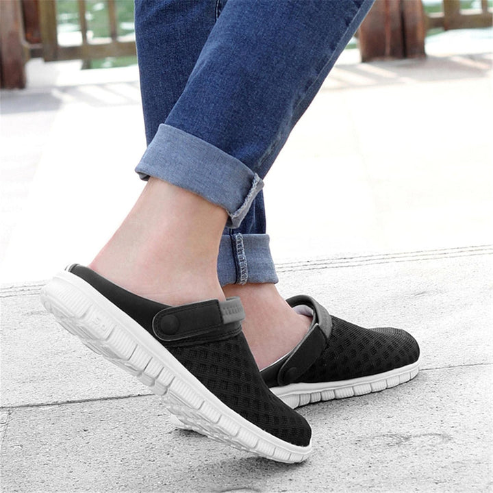 SAGUARO Sommer Clogs Herren Gartenschuhe Damen Hausschuhe Leicht Pantolette rutschfest Badelatschen