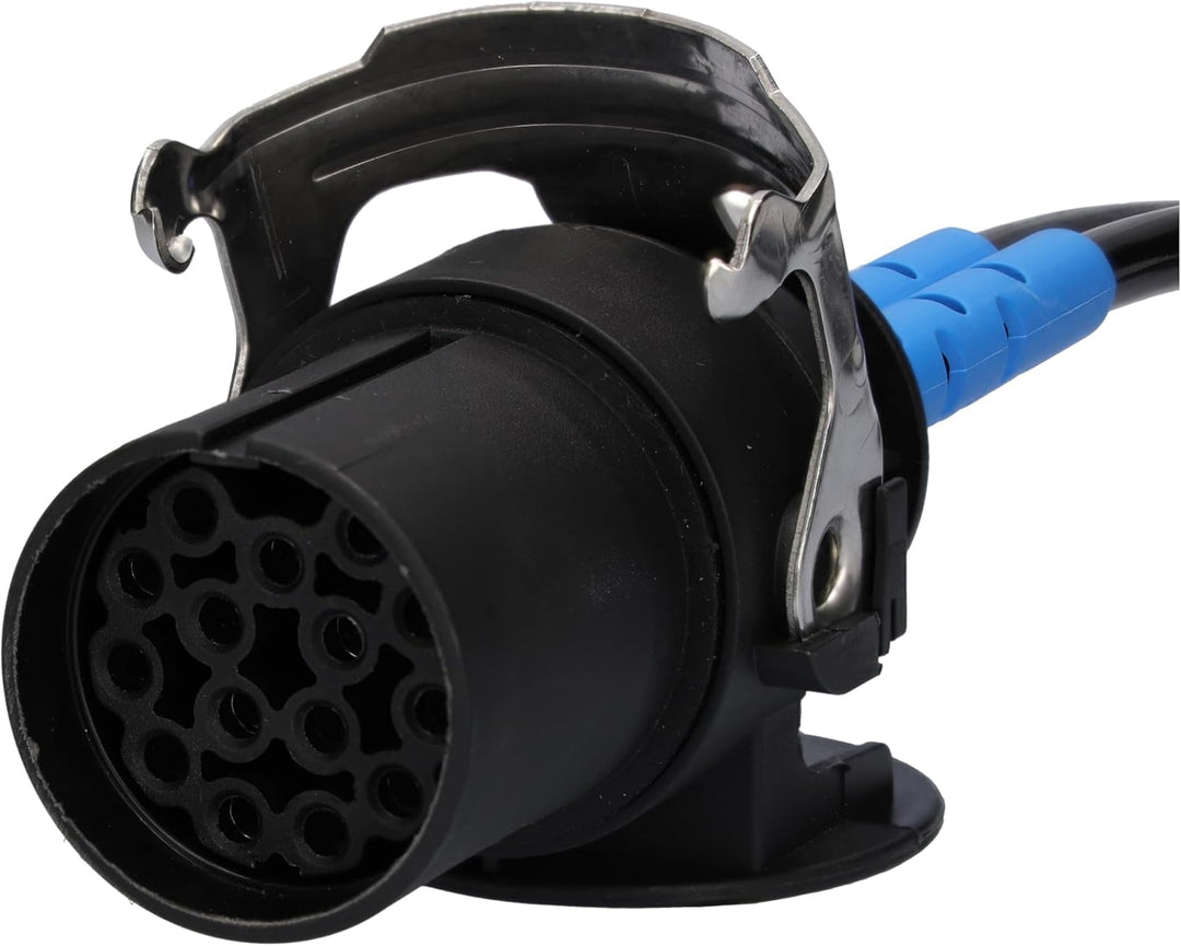 SAMETRUCK LKW Kurzadapter 24V mit 50cm Kabel 15pol auf 2X 7pol Stecker Steckdose Anhänger
