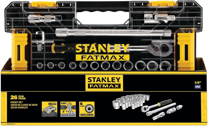 STANLEY 1/2" - 26 piezas, Multicolor