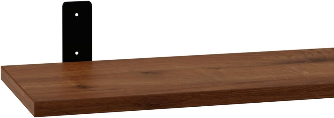 AKKE Hängeregal Wandregal Regalbrett - 60 cm Möbelplatte Metall - Regal - Loft Breto Antike Eiche 60