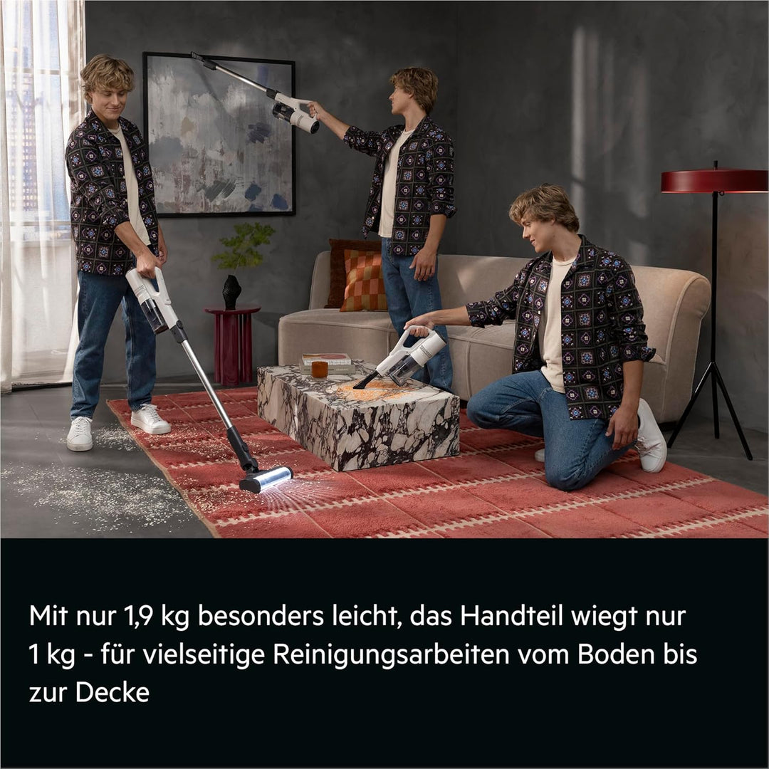 AEG 5000 kabelloser Akku-Staubsauger, Leichtgewicht (1,9 kg), MultiFloor-Bodendüse mit LED & Anti-Ta