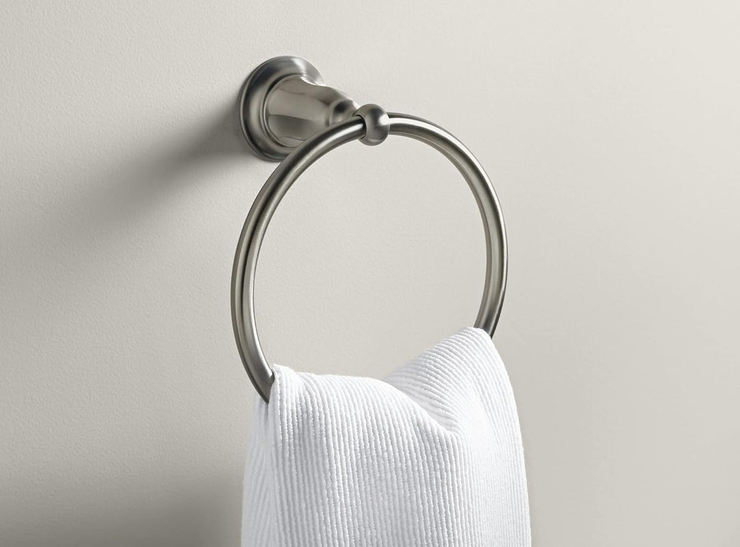 KOHLER K-13507-2BZ Kelston Handtuchring, ölgeriebene Bronze, Ölgeriebene Bronze
