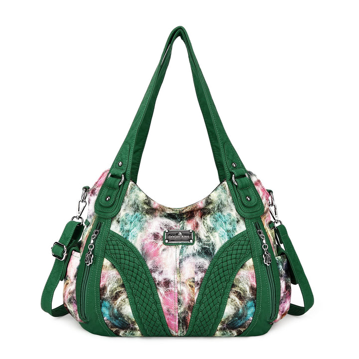 Purses and Handbags Women Fashion Tote Bag Shoulder Bags Top Handle Satchel Purses Washed Synthetic