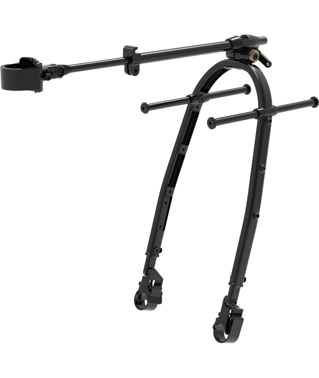Topeak Zi RAK Essential Gepäckträger Schwarz, Fahrrad Gepäckträger aus Aluminium mit Strap Mount Bef