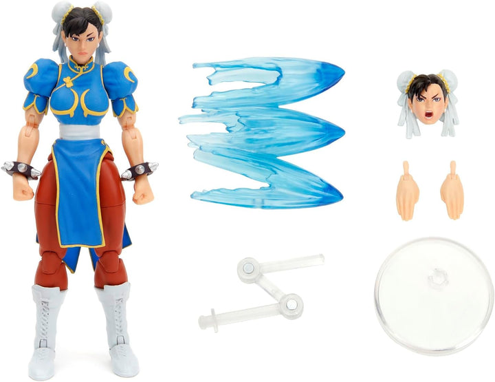 Jada Toys Street Fighter Figur Chun-LI (15 cm) - bewegliche Sammel- und Actionfigur aus Street Fight