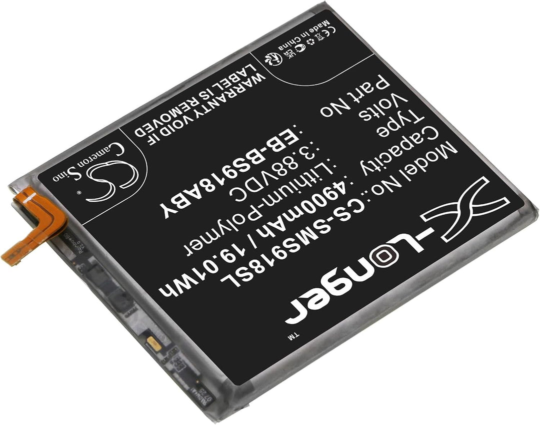 TCTK Akku 4900mAh Kompatibel mit [Samsung] Galaxy S23 Ultra, Galaxy S23 Ultra 5G, SC-52D, SGH-N795,