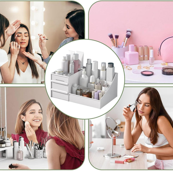 Make-up-Organizer, Schmuck-Kosmetik-Aufbewahrung, Make-up-Organizer, Arbeitsplatte, für Parfüm, Schl
