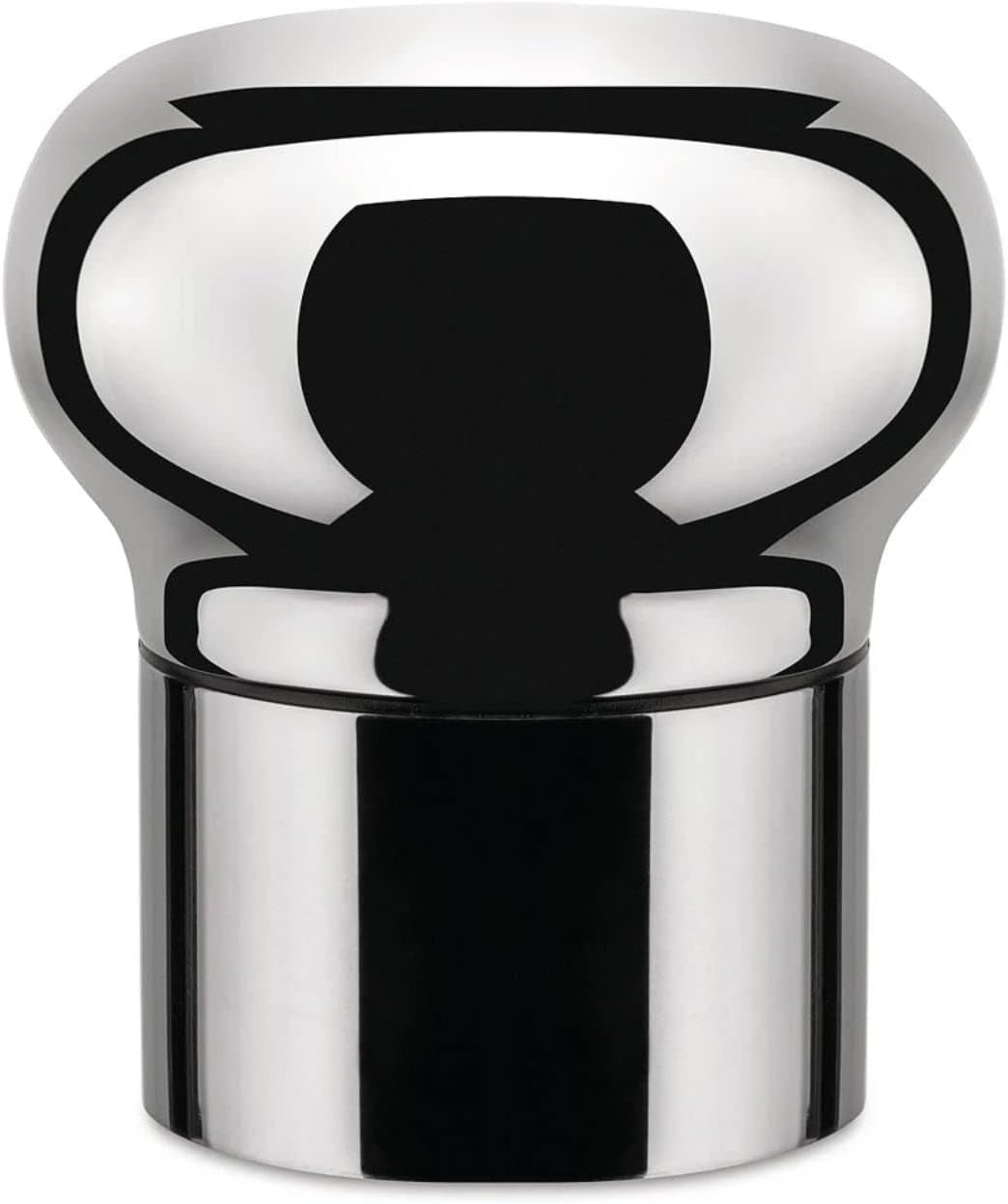 Alessi Noè GIA12 - Design Hermetischer Flaschenverschluss für Wein- und Champagnerflaschen, Poliert,