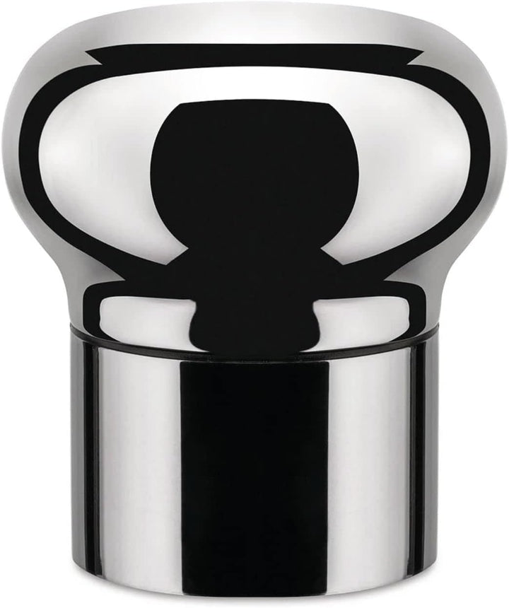 Alessi Noè GIA12 - Design Hermetischer Flaschenverschluss für Wein- und Champagnerflaschen, Poliert,