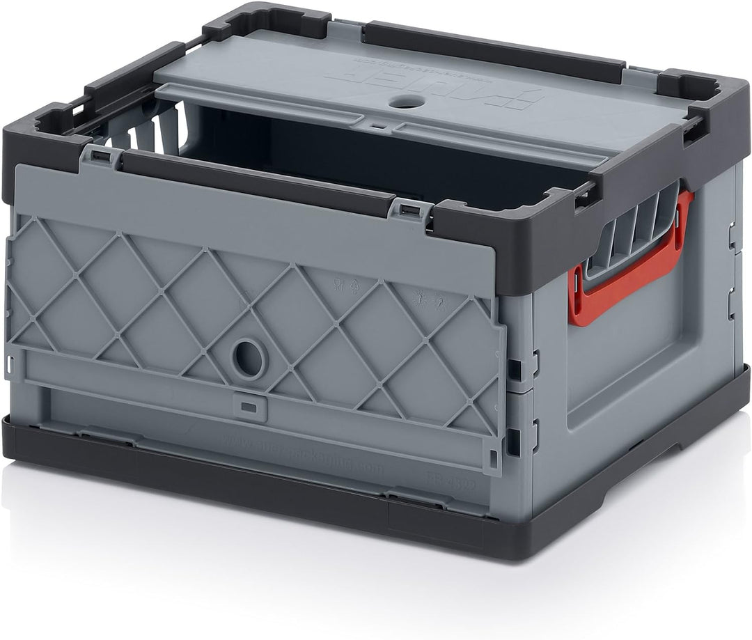 2x Profi Faltbox 40 x 30 x 22 mit Deckel inkl. Zollstock * 2er Set