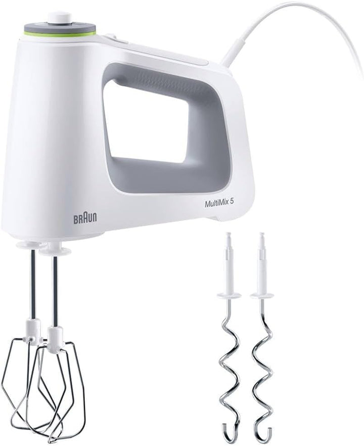 Braun MultiMix 5 HM 5000 Handmixer – Handrührgerät mit stufenloser Geschwindigkeitsregelung, inkl. S