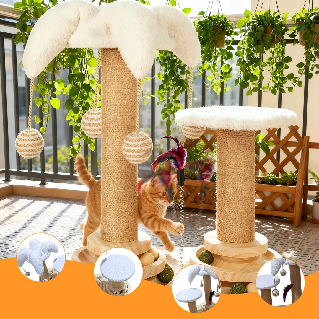 Interaktives Katzenspielzeug 6-in-1-Katzenmöbel aus geeignet für mittelgrosse bis kleine Katzen zum