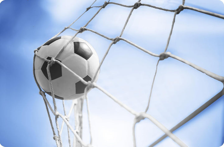 Neo-Sport Fussballnetz - Fussballtornetz Tornetz - Robust - Ersatznetz - 215 x 150 x 90 cm 180x120x6