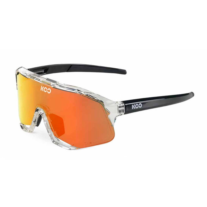 KOO Demos Sunglasses I Performance Eyewear for Road, MTB Cyclists & Cyclocross Sports Kristall Rot,