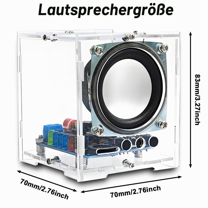 DIY Elektronik Lautsprecher Löten Bausatz Bluetooth Kit, HT6872 3W Mini Audio Verstärker Musik Stere