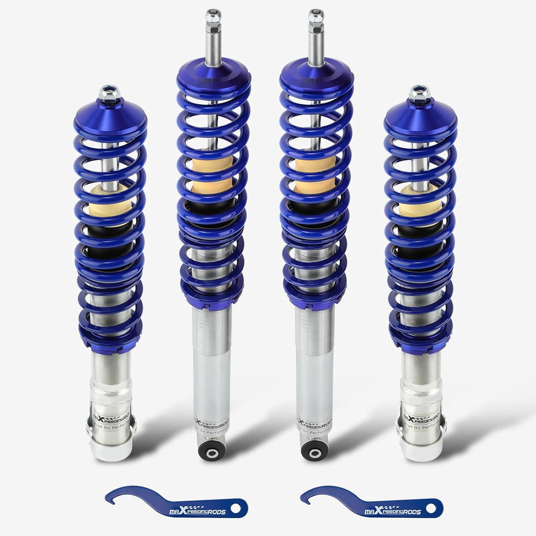 maXpeedingrods Gewindefahrwerk Für Volkswagen Golf MK2 1985-1992 (19E) Jetta II 1G 1984-1992-Blau