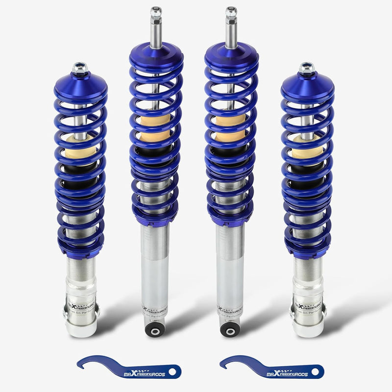 maXpeedingrods Gewindefahrwerk Für Volkswagen Golf MK2 1985-1992 (19E) Jetta II 1G 1984-1992-Blau