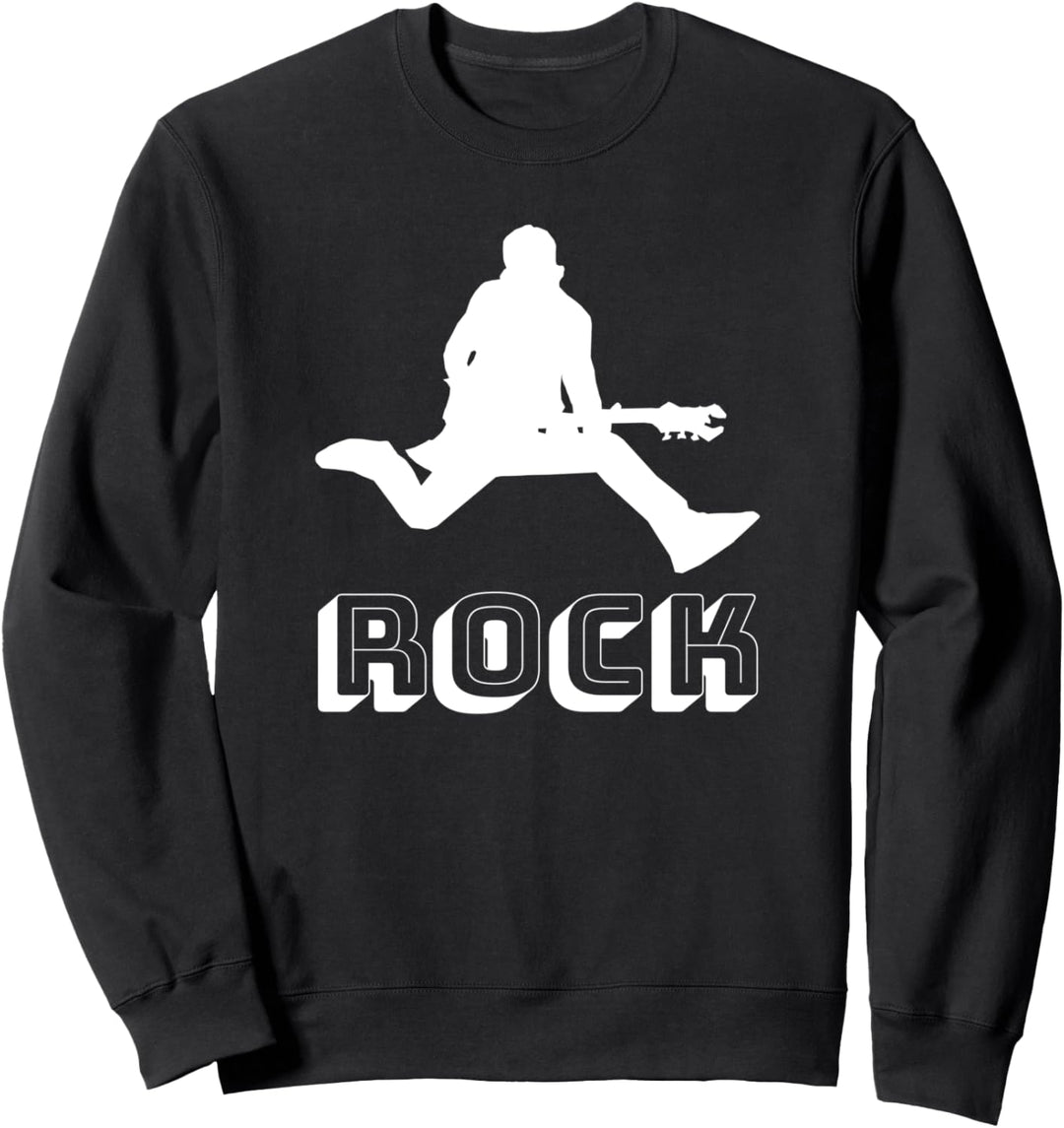 Rock Gitarre Musik Rockn Roll Sweatshirt
