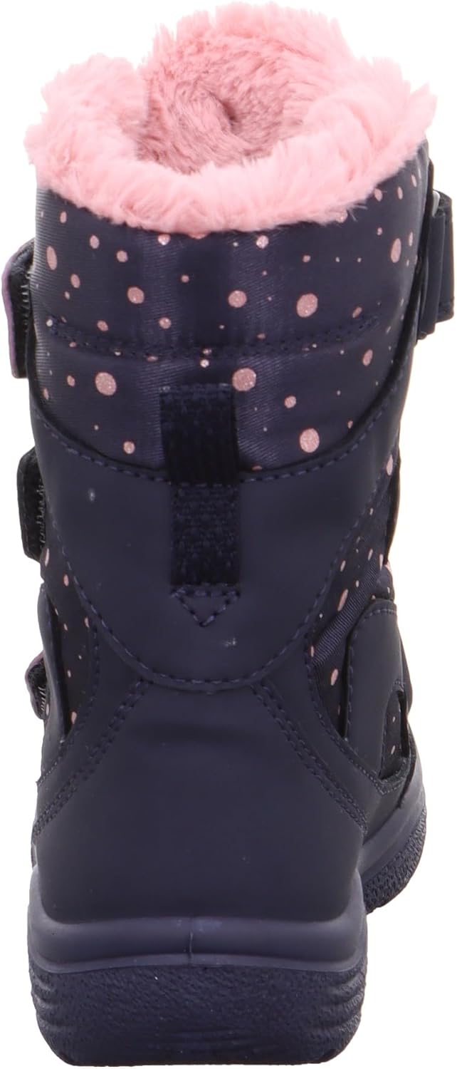 Superfit Mädchen Crystal Schneestiefel 25 EU Blau Rosa 8000 0, 25 EU Blau Rosa 8000 0