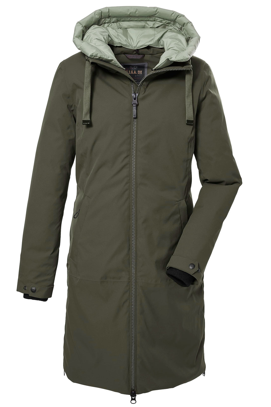 G.I.G.A. DX Damen Gw 2 Wmn Prk Casual Funktionswendeparka mit Kapuze 46 dunkeloliv, 46 dunkeloliv