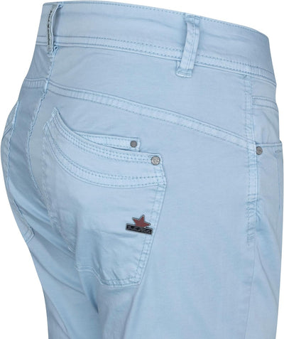 Buena Vista Damen Hose Malibu Capri Stretch Twill L Blau, L Blau