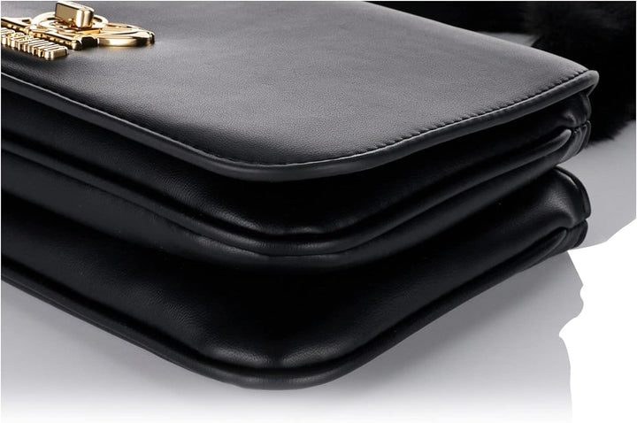 Love Moschino Damen Jc4390pp0fko0 Umhängetasche Schwarz, Schwarz