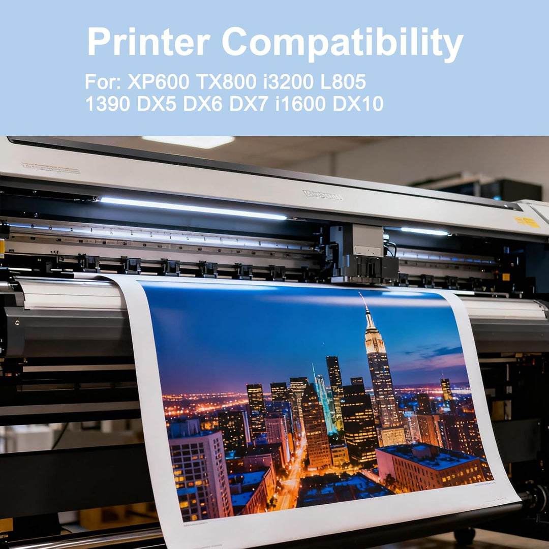 UV Hard Tinte, UV Hard Ink für Harte Untergründe 500-ml Kompatibel mit XP600 TX800 i3200 i1600 L805