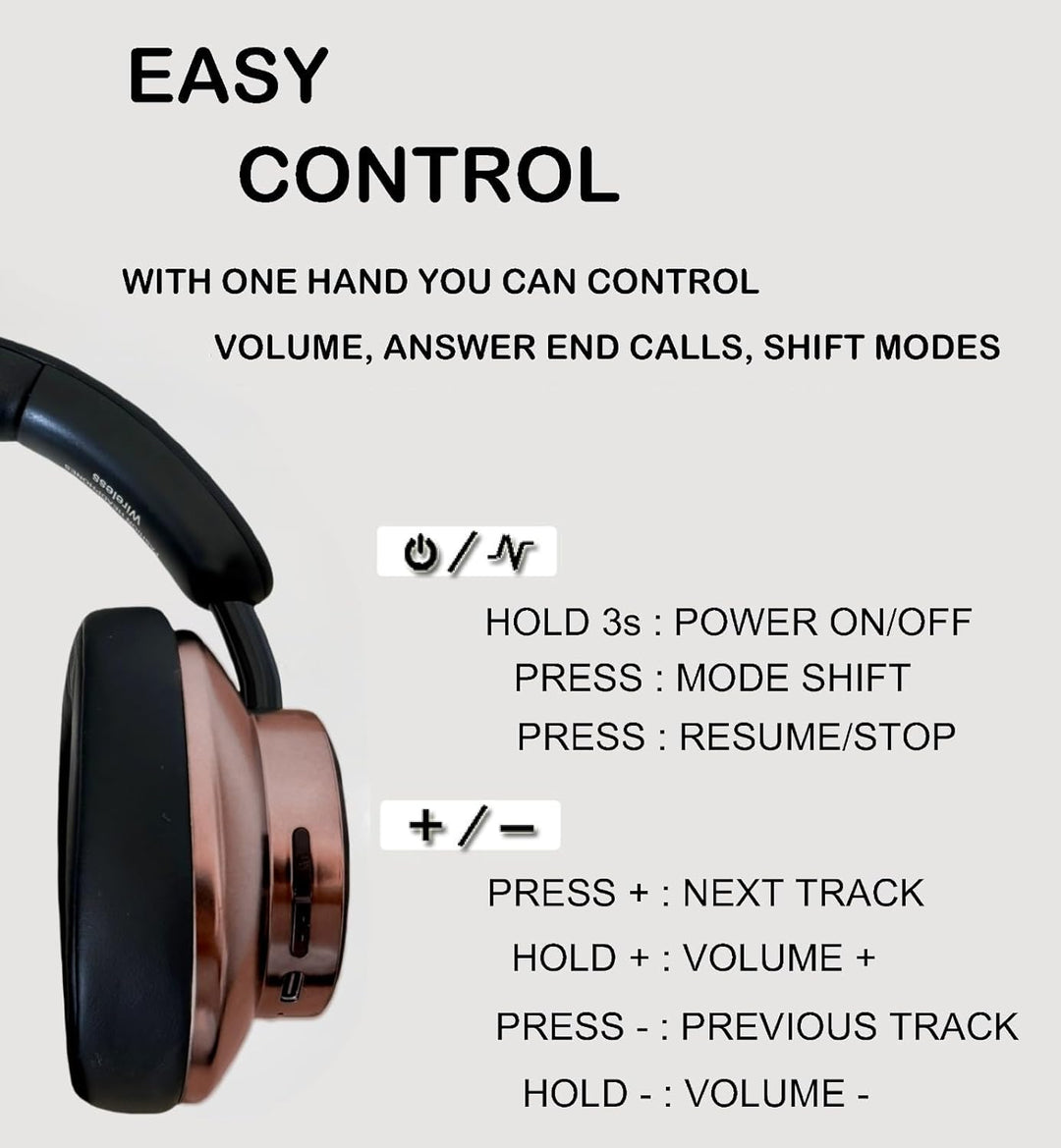 Next Destination Premium Bluetooth Wireless Kopfhörer Diadema (Over-Ear), Noise Cancelling, Kabellos