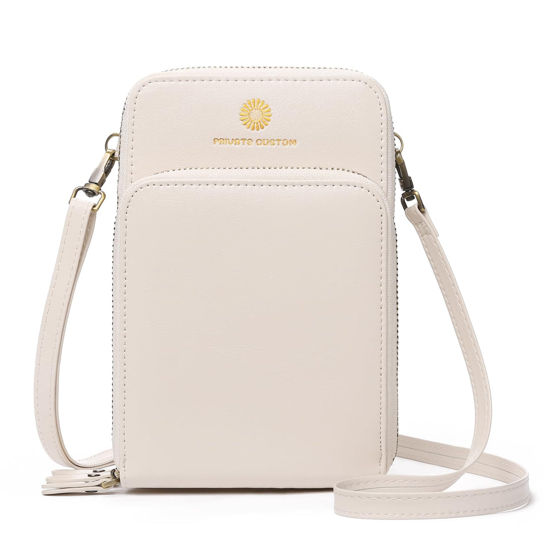 SENDEFN Handytasche zum Umhängen - Handy Umhängetasche Damen Handytasche Leder Handytasche mit Geldb