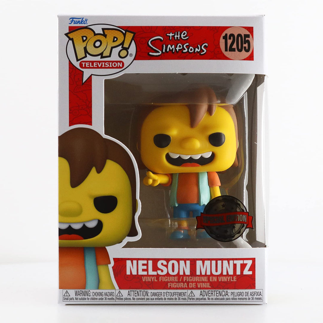 Funko POP! Animation: Simpsons - Nelson - The Simpsons - Vinyl-Sammelfigur - Geschenkidee - Offiziel