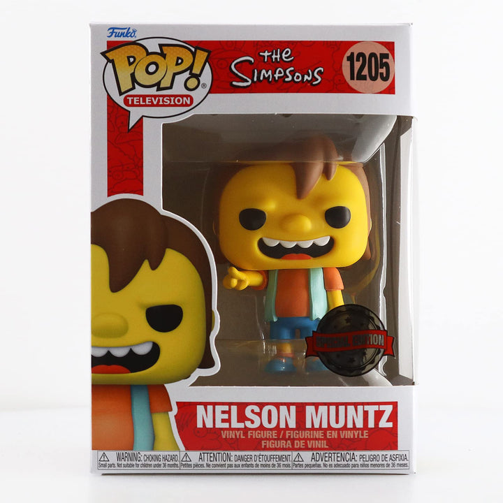 Funko POP! Animation: Simpsons - Nelson - The Simpsons - Vinyl-Sammelfigur - Geschenkidee - Offiziel