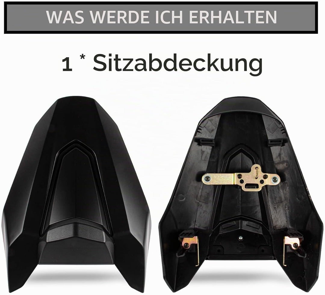Soziusabdeckung Rücksitzbezug für CB650R CBR650R 2018 2019 2020 2021 2022 2023 PSLER Sitzkappe Heckv