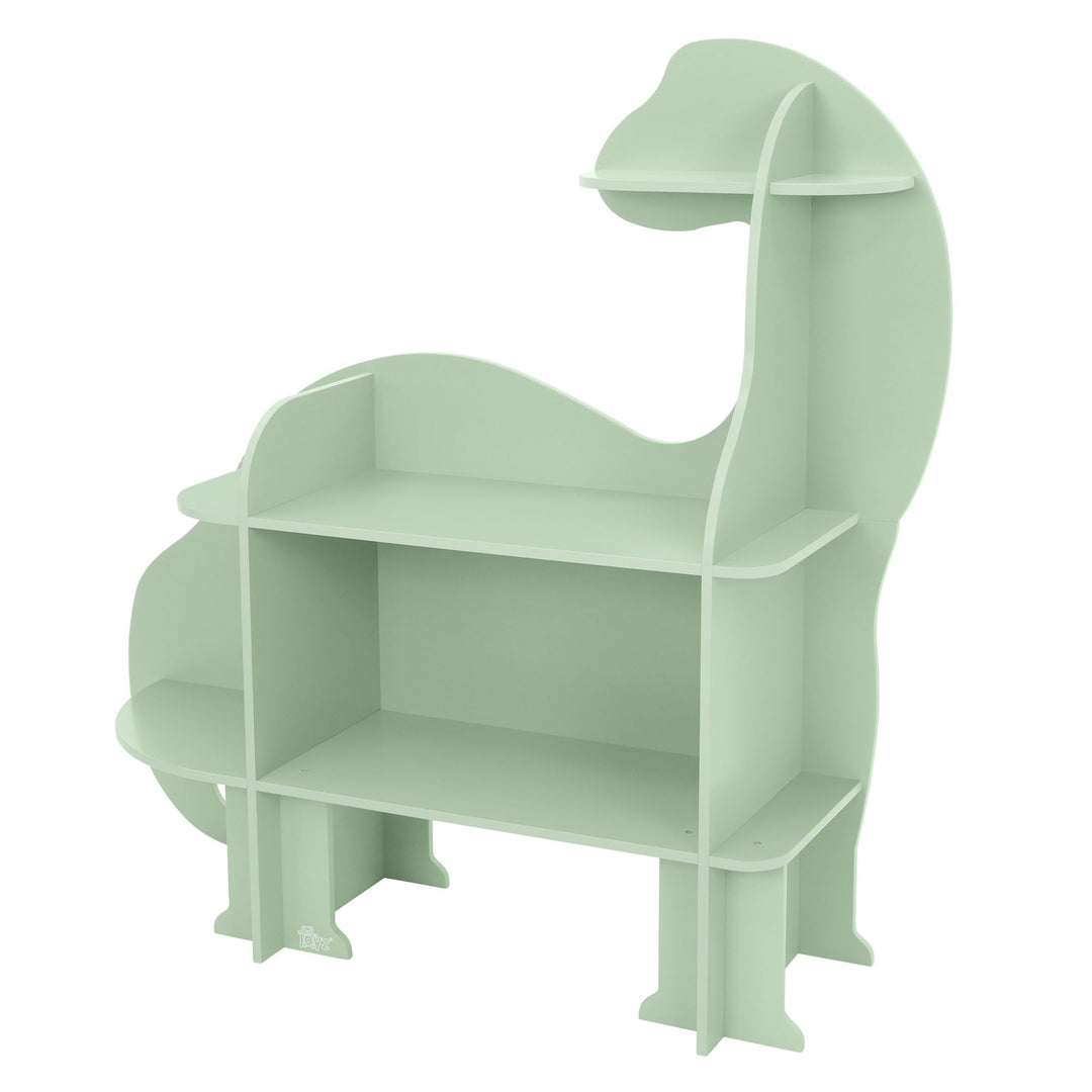 Joyz Kinderregal 3 Ebenen, Dinosaurier, Spielzeugregal Holz mit offenen Regalen, 110x31x110 cm, Büch