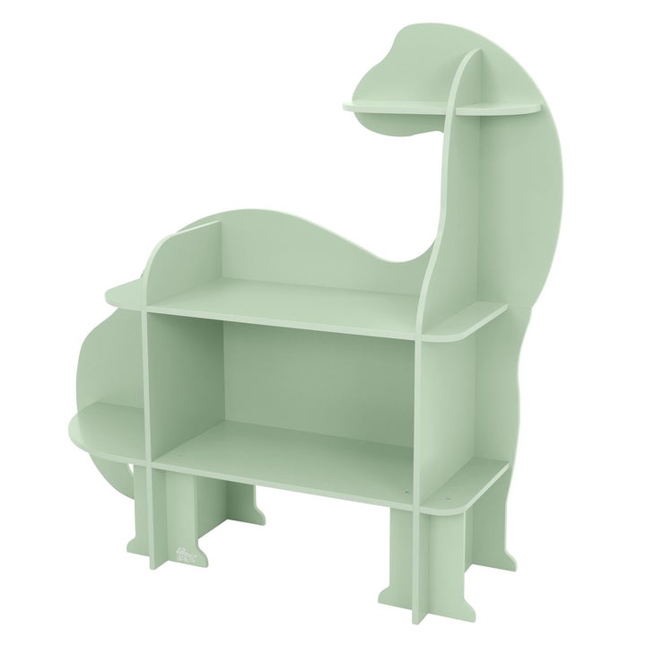 Joyz Kinderregal 3 Ebenen, Dinosaurier, Spielzeugregal Holz mit offenen Regalen, 110x31x110 cm, Büch