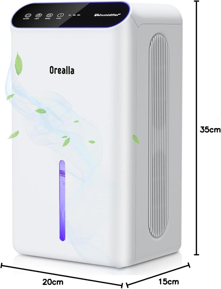 Luftentfeuchter Elektrisch Luft Entfeuchter - Raumentfeuchter mit 30dB Schlafmodus 2.5L Tank Automat