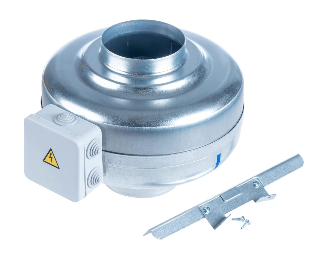 Steinberg14 Rohrventilator 100mm Rohrlüfter Abluftventilator Lüftung Lüfter 379m³ A Ø 100mm Rohrvent