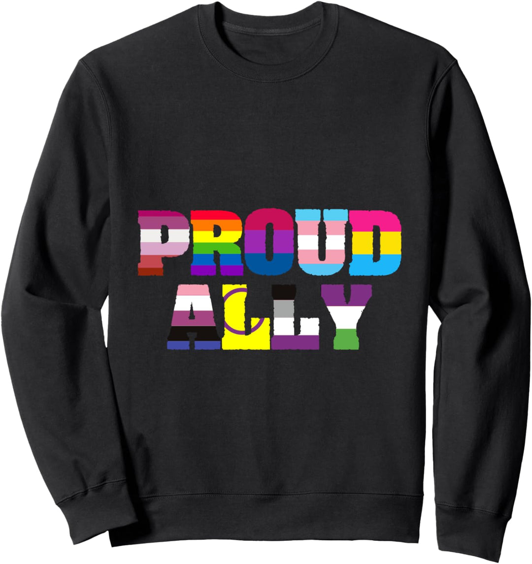 Proud Ally Pride Month Regen Sweatshirt