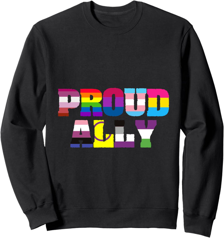 Proud Ally Pride Month Regen Sweatshirt