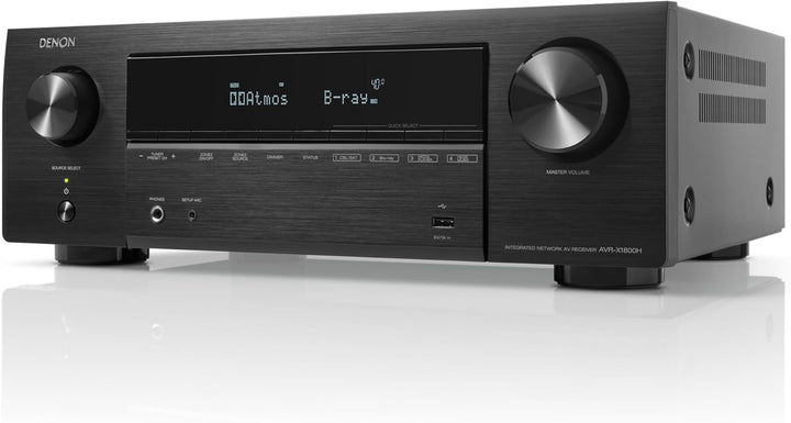 Denon: AVR-X1800H 7.2 8K Surround Receiver - Schwarz