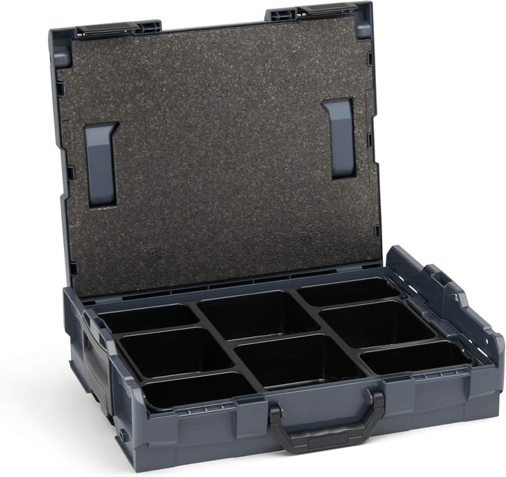 L-BOXX Sortimo Einsatz 8fach mit Deckelpolster für L-Boxx 102 - NICHT GEEIGNET FÜR NEUES MODELL G4 8