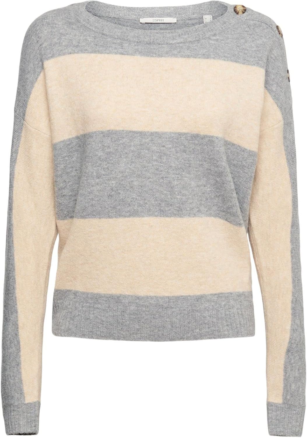 ESPRIT Damen Pullover, 037/Medium Grey 3