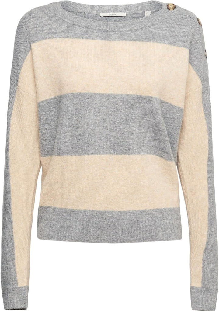 ESPRIT Damen Pullover, 037/Medium Grey 3