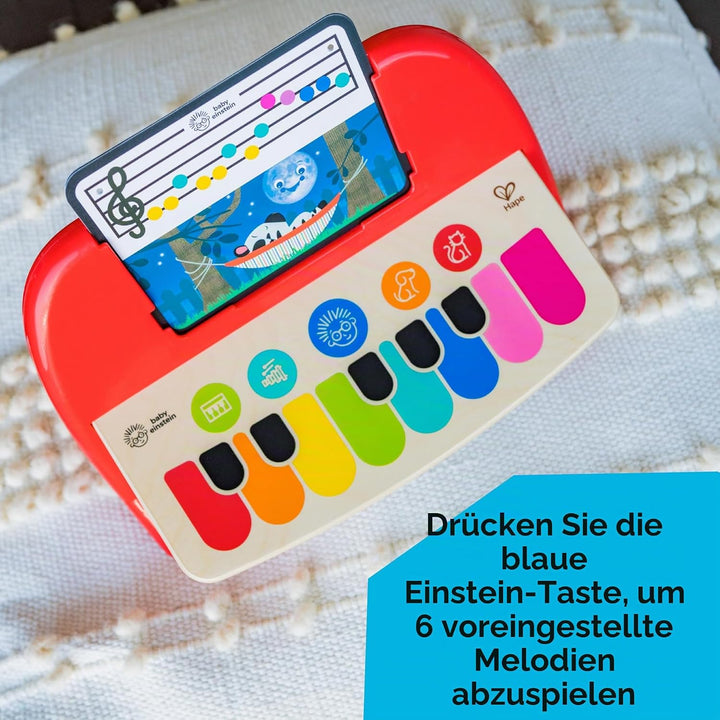 Baby Einstein 12577 Hape Cal's First Melodies Magic Touch Piano Musikspielzeug Klavier aus Holz mit
