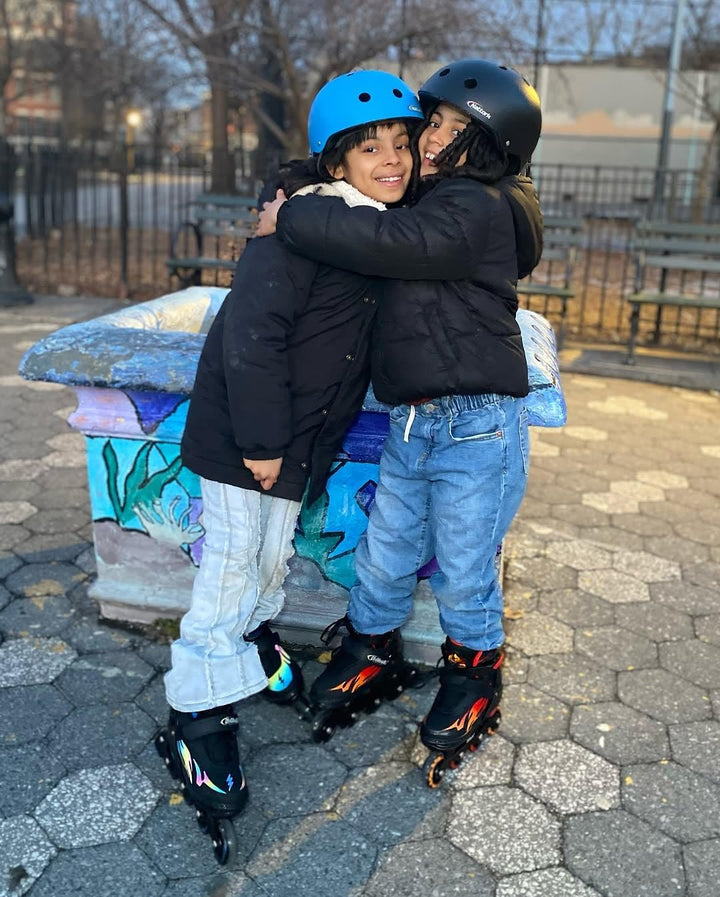 Nattork Adjustable Inline Skates for Kids and Teens, Nezha Inferno Skates Indoor and Outdoor Blades