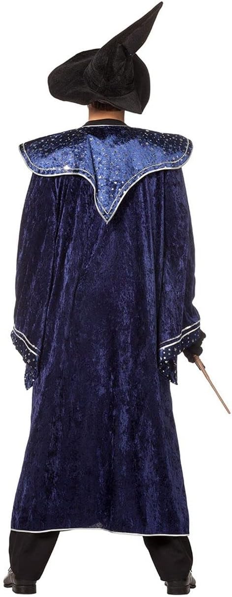 NEU Herren-Kostüm Zauberer Sterne, blau Gr. 54-56, 54-56