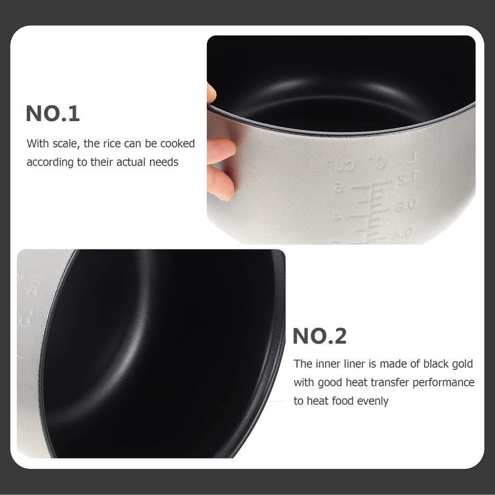 UPKOCH Reiskocher Ersetzen Liner Reiskocher Innentopf Antihaft-Reiskocher Topf Reiskocher Ersatz Inn